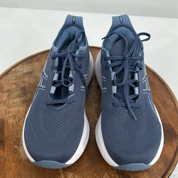 Asics Shoes Mens 9 Gel-Nimbus 26 Thunder Blue/Denim Blue Running Sneakers