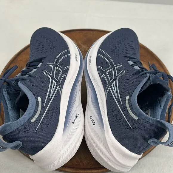 Asics Shoes Mens 9 Gel-Nimbus 26 Thunder Blue/Denim Blue Running Sneakers