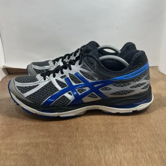 ASICS T5D3N Gel-Cumulus 17 Men Size 11.5 Shoes Gray Synthetic Running Sneakers