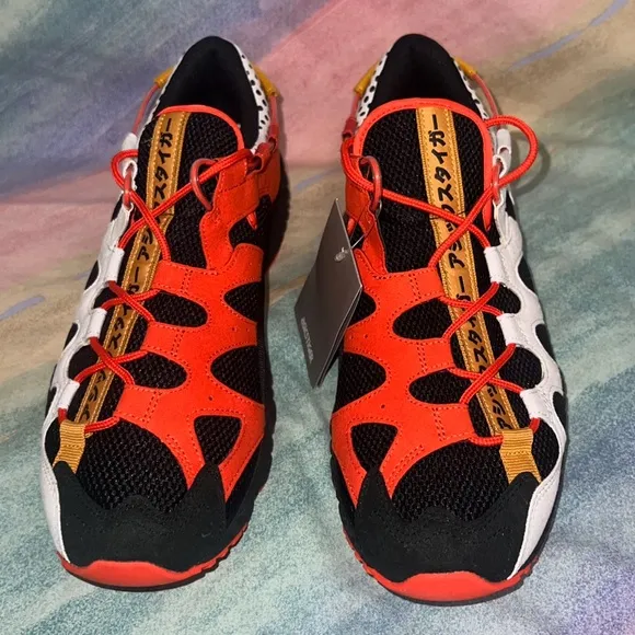 ASICS Tiger Gel Mai 1191A198 001 shoes sneakers new black orange white Mens 11.5