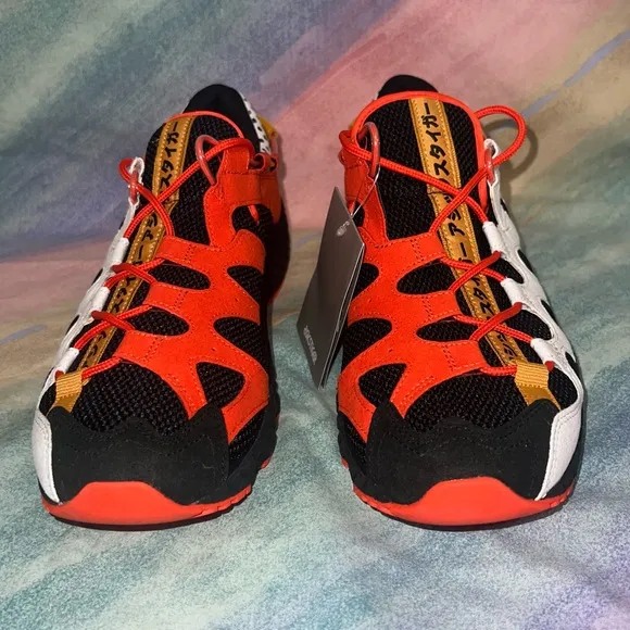 ASICS Tiger Gel Mai 1191A198 001 shoes sneakers new black orange white Mens 11.5