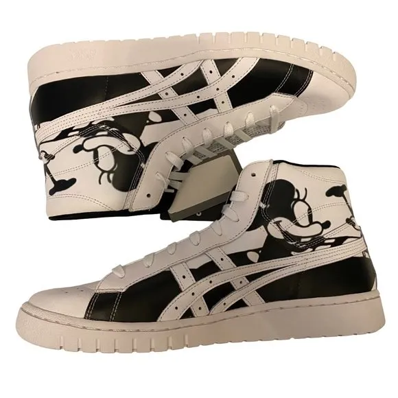 ASICS Tiger x Disney 90th Anniversary Mickey Mouse Sneakers Mens 11.5 FLAWED