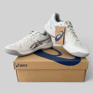 ASICS White Sneakers Asics Gel Delicate 8 White Pure Silver Shoes Sneakers 10.5M