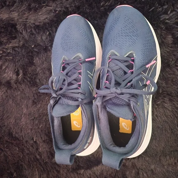 Asics Women's Athletic Shoes - Navy and Pink