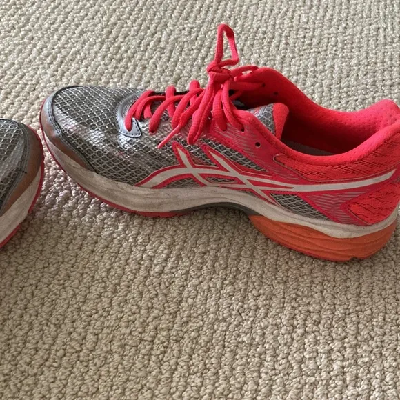 ASICS Women’s Gel-Flux 4 Running Sneakers Shoes Pink Silver Tennis Size 8.5 EUC