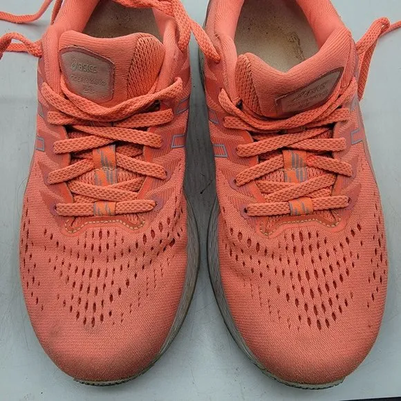 Asics Womens Gel Kayano 28 Womens Size 8 Orange Running Shoes Sneakers 1012B047