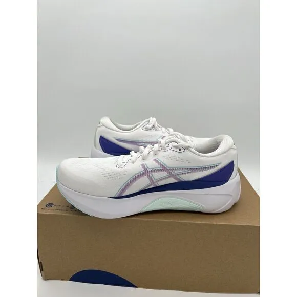 ASICS Women’s GEL-KAYANO 30 Running Shoes White Grape Size 9.5 NEW *READ*