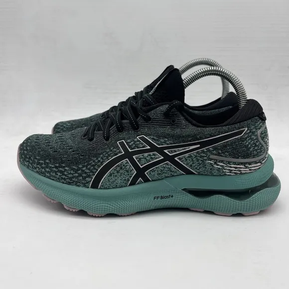 Asics Women's Gel Kayano Trainer Knit Bay Mint Green Shoes Size 7 H7N6N