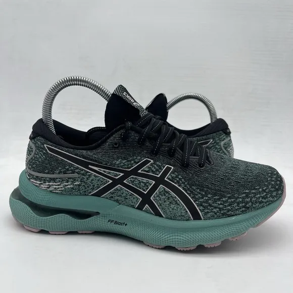 Asics Women's Gel Kayano Trainer Knit Bay Mint Green Shoes Size 7 H7N6N