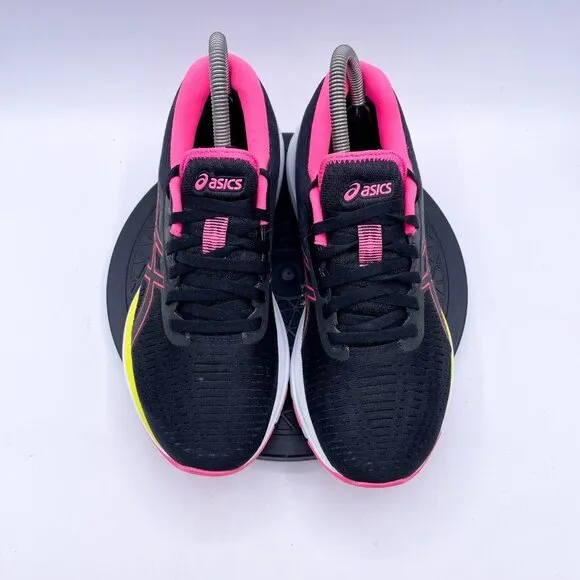 Asics Womens Gel Pulse 12 Black/ hot pink Running Shoes Sneakers Size 7.5