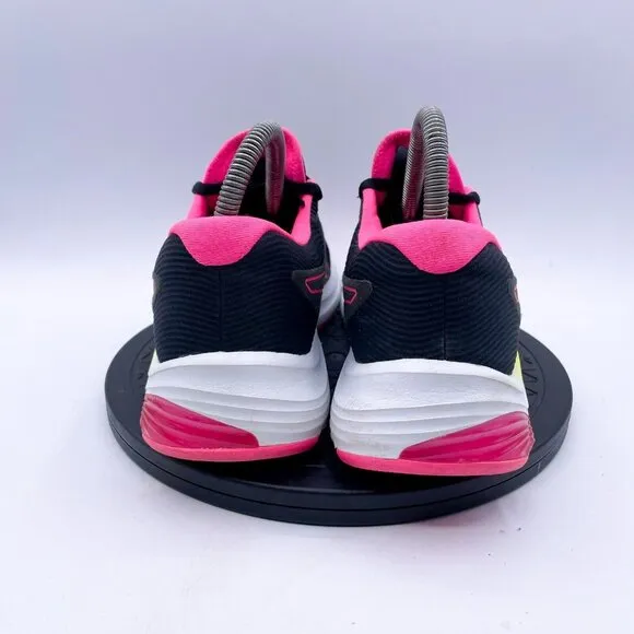 Asics Womens Gel Pulse 12 Black/ hot pink Running Shoes Sneakers Size 7.5