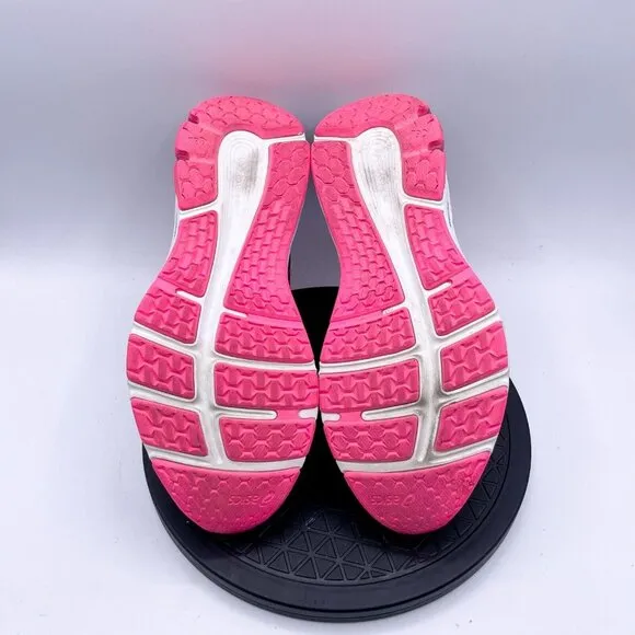 Asics Womens Gel Pulse 12 Black/ hot pink Running Shoes Sneakers Size 7.5