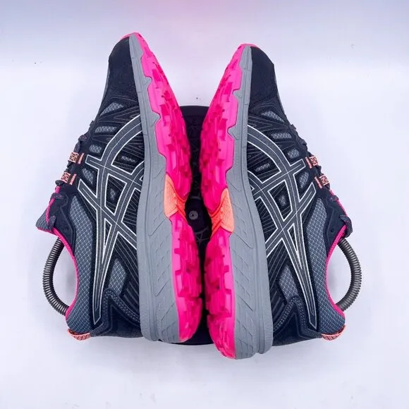 Asics Womens Gel Venture 7 1012A477 Black Running Shoes Sneakers Size 9.5
