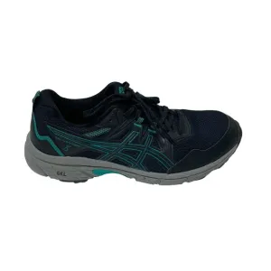 Asics Womens Gel Venture 8 1012B230 Black Green Running Shoes Sneakers Size 8.5