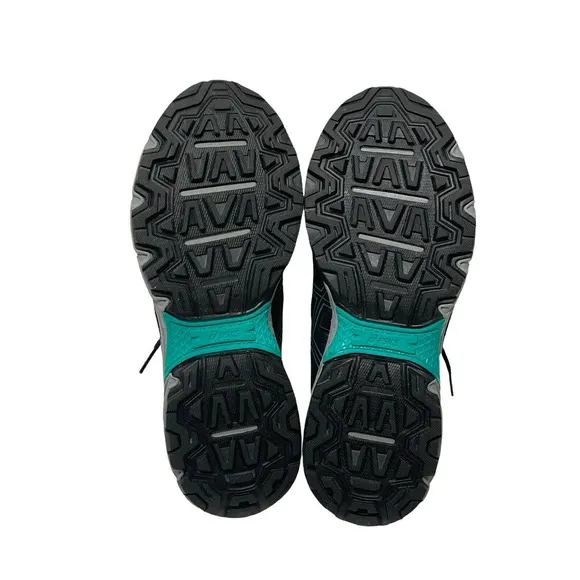 Asics Womens Gel Venture 8 1012B230 Black Green Running Shoes Sneakers Size 8.5