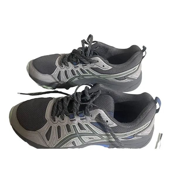 ASICS Women’s Gel-Venture 8 Trail Running Shoes Size 10 Gray Green 1012A476
