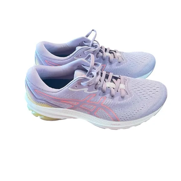 ASICS Women's Running Shoes Sneakers Purple Twilight Summer Dune 10 WIDE