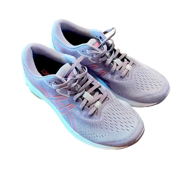 ASICS Women's Running Shoes Sneakers Purple Twilight Summer Dune 10 WIDE