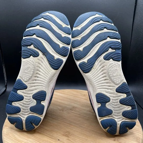 Asics Womens Size 10 Gel Nimbus 24 1012B201 Blue Running Shoes Sneakers