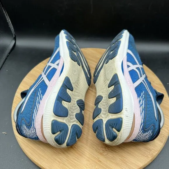 Asics Womens Size 10 Gel Nimbus 24 1012B201 Blue Running Shoes Sneakers