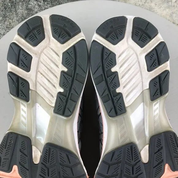 Asics Women's Size 11 Gel-Kayano 27 Grey Lace-Up Running Shoes Sneakers