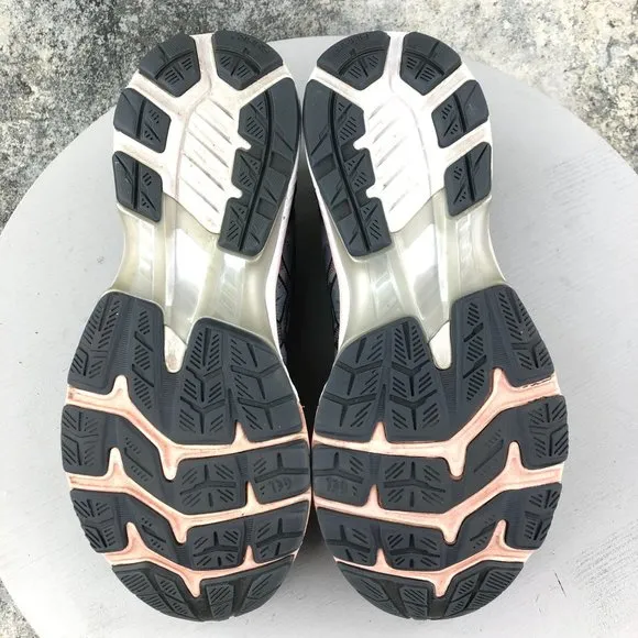 Asics Women's Size 11 Gel-Kayano 27 Grey Lace-Up Running Shoes Sneakers