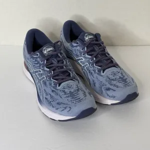 Asics Womens Sz 11 Gel Cumulus 23 1012A888 Mist/White Running Shoes Sneakers