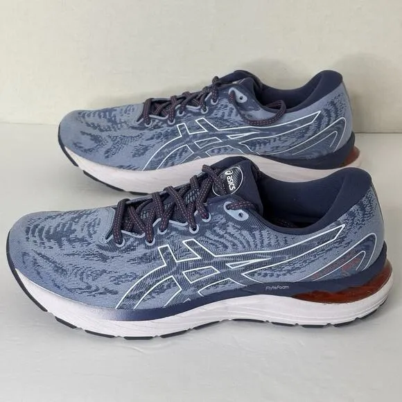 Asics Womens Sz 11 Gel Cumulus 23 1012A888 Mist/White Running Shoes Sneakers