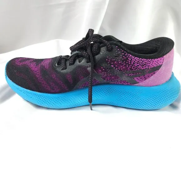 Asics Womens Sz 7 Gel Nimbus Lite 2 Purple Blue Black Running Shoes 1012A882