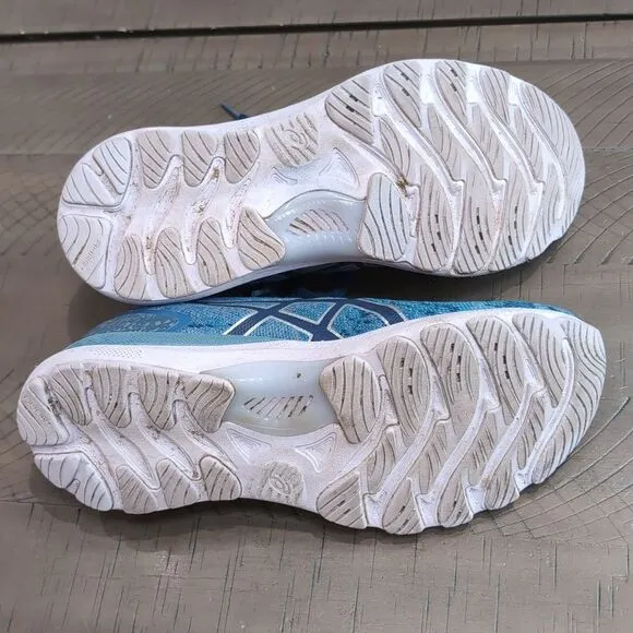Asics Gel-Nimbus 23 Blue Running Shoes Sz 9