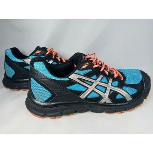 Asics Gel Scram Women's Shoes Size 8 T2J6Q Teal,Black,Pink Preowned‎