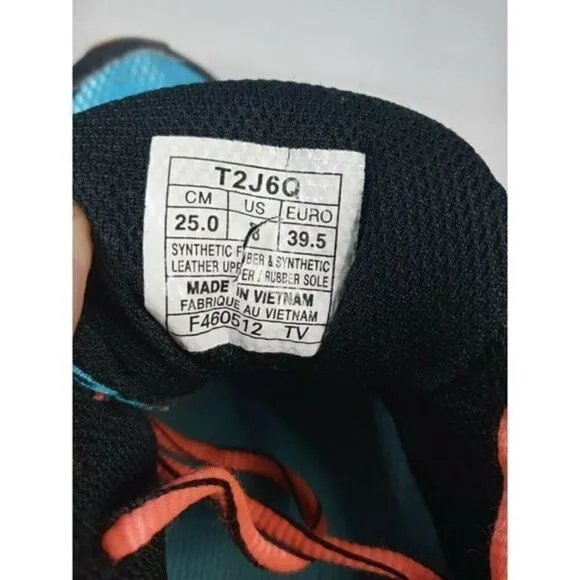 Asics Gel Scram Women's Shoes Size 8 T2J6Q Teal,Black,Pink Preowned‎