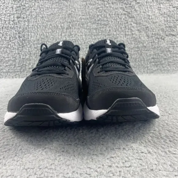 ASICS MEN'S GEL-CONTEND 7‎ Running Shoes Black White Size 11.5 Lace Up Athletic