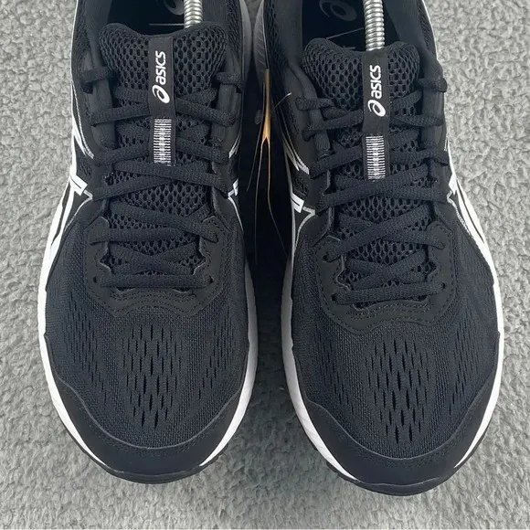 ASICS MEN'S GEL-CONTEND 7‎ Running Shoes Black White Size 11.5 Lace Up Athletic