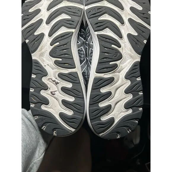 Aside Gel Cumulus 23 Black Running Shoes Sneakers Mens Size 11.5