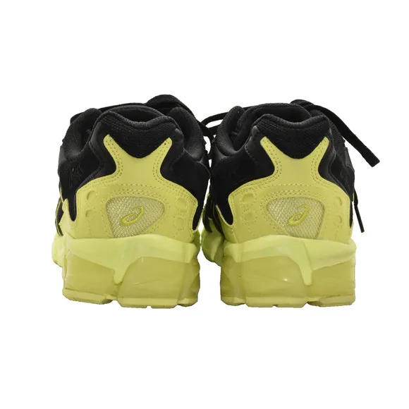 B0 Auth ASICS Gel Kayano 5 KZN Black Yellow Sneaker Shoes 1021A345-001 Size 10.5