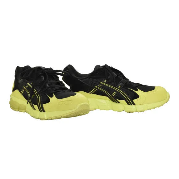 B0 Auth ASICS Gel Kayano 5 KZN Black Yellow Sneaker Shoes 1021A345-001 Size 10.5