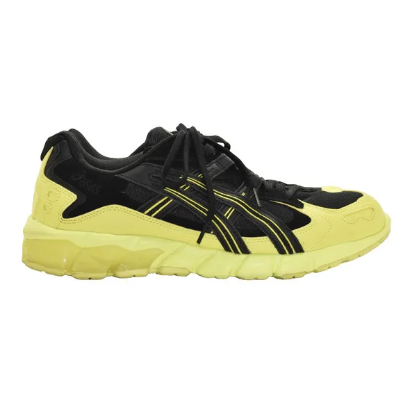 B0 Auth ASICS Gel Kayano 5 KZN Black Yellow Sneaker Shoes 1021A345-001 Size 10.5