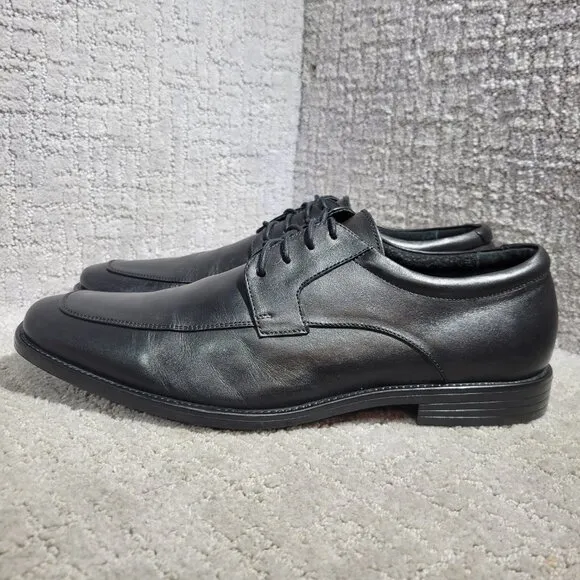 Banana Republic Advanced Comfort Men's Size 10.5 US Black Leather Oxford Shoes