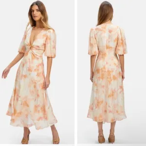 BARDOT Farlow Midi Shirt Dress In Sunshine size S new with tags