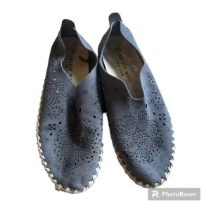 Bernie Mev New York leather slide on shoes