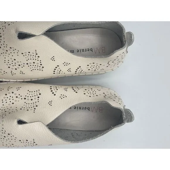 Bernie Mev White Slip On Sneaker‎ Style TW108 Women's Size 38