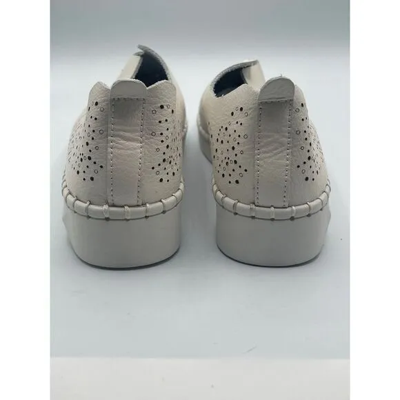 Bernie Mev White Slip On Sneaker‎ Style TW108 Women's Size 38
