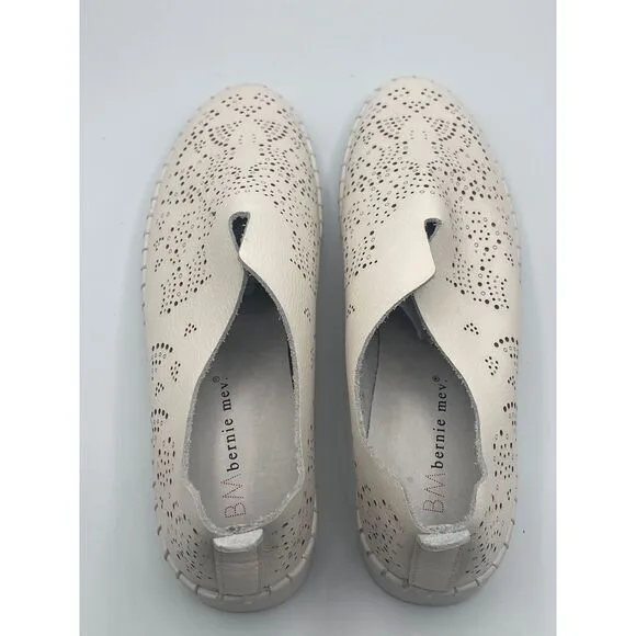 Bernie Mev White Slip On Sneaker‎ Style TW108 Women's Size 38