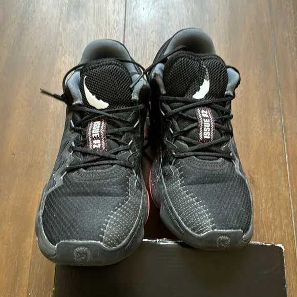 Big Kids Adidas Sz 7 Marvel x D.O.N. Issue 2 Venom basketball shoes new inserts