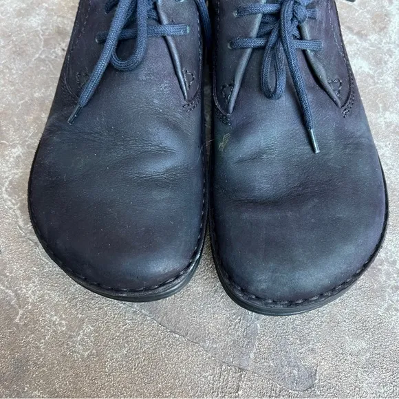 Birkenstock Memphis Black Suede Shoes Sz 40