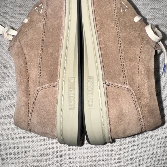 Birkenstock Memphis Unisex Taupe Suede Leather Shoes Size 38 L 7/M 5 Regular Fit
