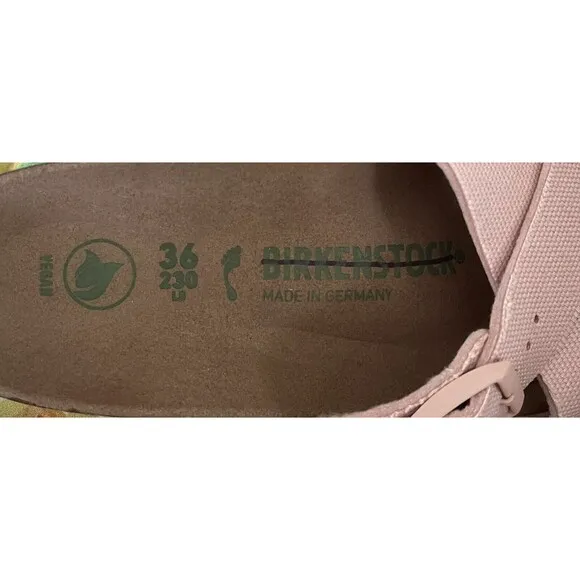 Birkenstock Sandals Siena Vegan Leather Criss Cross Slides Shoes Sz 36/US 5 New