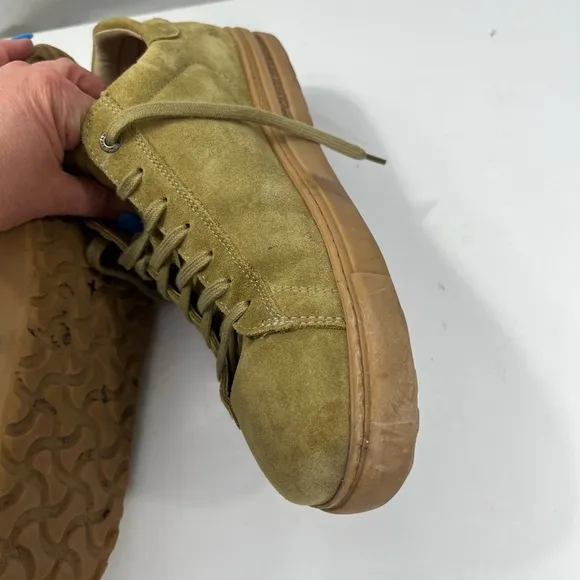 Birkenstocks light green suede athletic shoes, Bend Low Decon. euro size 43