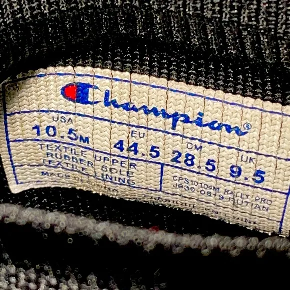 Black on Black Champions Rally Pro Mens 10.5 in Excellent Used Condition!  EUC